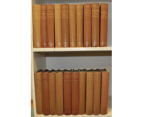 Conrad (Joseph) The Uniform Edition of the Works of Joseph Conrad, Dent, 1923-25, twenty volumes, portrait frontis in one vol