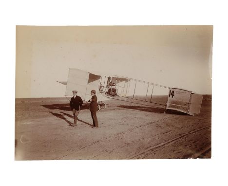 Early Aviation Photographs An outstanding collection of forty-seven photographs, recording what is believed to be the first a