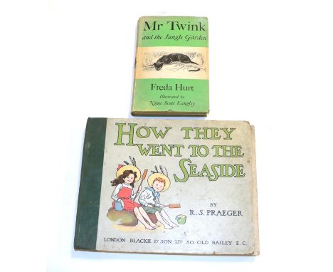 Praeger (S. Rosamund) How They Went To The Seaside, Blackie, no date, colour illustrations, original cloth-backed pictorial b