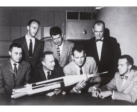 ** Morse (Ralph) The Mercury Seven, 1959-60, vintage gelatin silver prints, numbered in the margin, NASA captions or manuscri