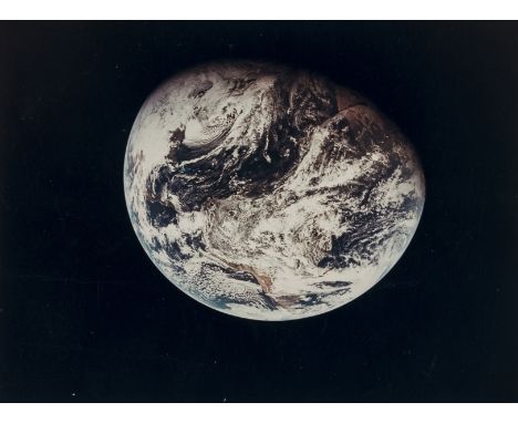 ** Apollo 8.- Anders (William) The First colour photograph of Earth taken by an astronaut, December 1968, vintage chromogenic