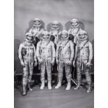 Morse (Ralph) The Mercury Seven, March 1960, vintage gelatin silver print.