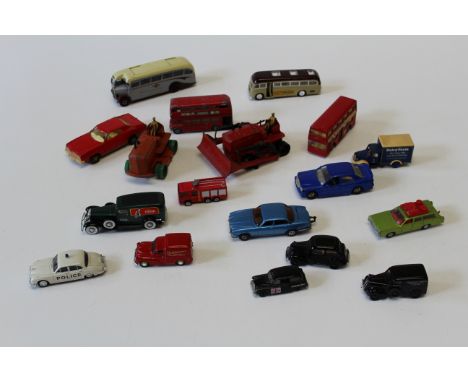 A quantity of unboxed, playworn 1960s and later die-cast model vehicles, to include Corgi, Dinky, Matchbox and Lledo examples