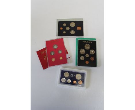 1980 Royal Australia mint set six proof coins 1979 Set of six proof coins Brunei coinage 1976 The first coinage of Tuvalu pro