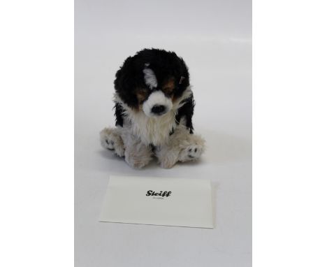 A Steiff Masterpiece Australian Shepherd Puppy, Jackie, with certification and in original box  