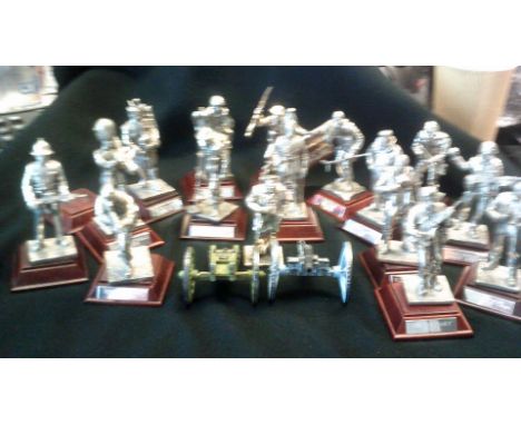 English Miniatures Collection of Pewter Military Figures (18), SAS 'Who Dares Wins', The British Army, Scots Guards etc.