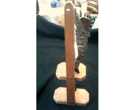 Vintage Wooden Toy-Acrobat toy, works well, lots of pleasure