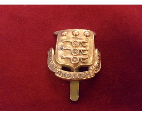 Army Ordnance Corps Victorian Cap Badge (Gilding-metal), Slider