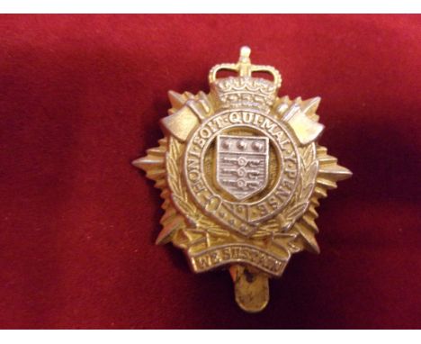 Royal Army Ordnance Corps EIIR Cap Badge (Anodised), Slider and made Firmin. 