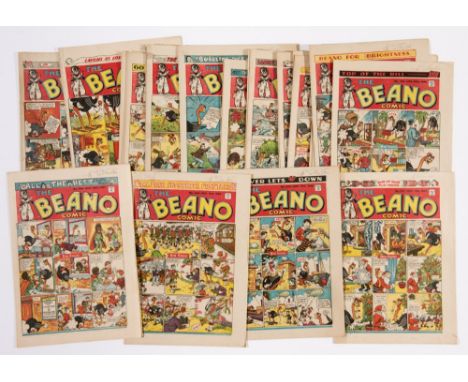 Beano (1944) 222-248. Complete year published fortnightly. 222: First Jimmy and his Magic Patch, 240: First Strang The Terrib