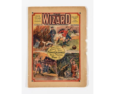 Wizard No 1 (1922). First issue of the long running D.C. Thomson title. Starring The Lightning Streak, Kalgon The Tracker and