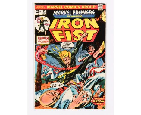 Marvel Premiere 15 (1974). First Iron Fist. Cents 