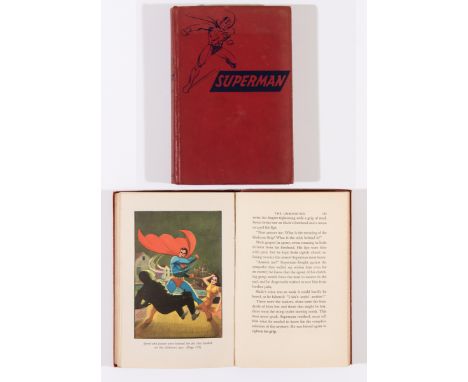 Superman (1942) Random House, New York, by George Lowther, illustrated by Joe Schuster. First edition hardcover book with fou