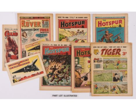 Hotspur (1959) 1156-1181 Jan-Jun complete half-year with Rover 1821 (1960) with free gift Spotters' Album of The World's Airc