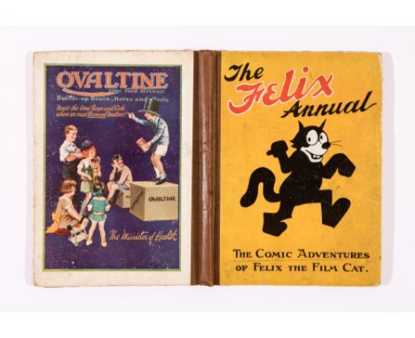 Felix The Cat Annual 1 (1924) E. Hulton & Co. First Annual appearance of Pat Sullivan's mischievous cat. 4 colour plates, fox