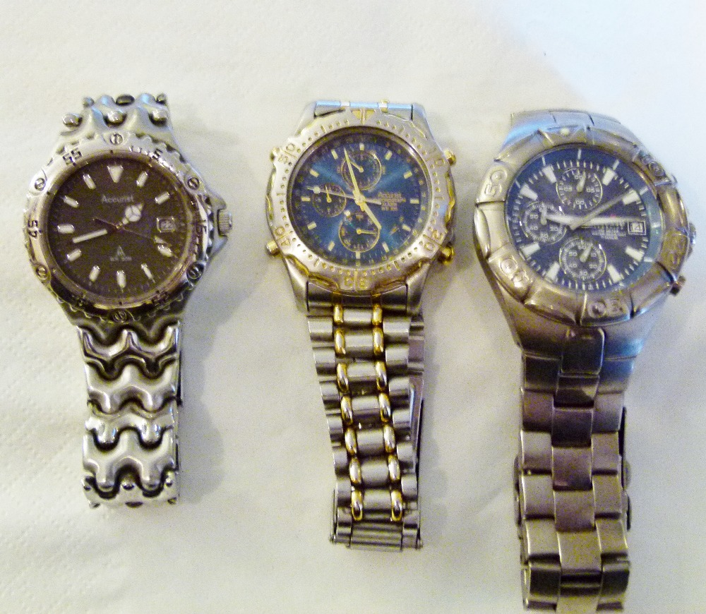 accurist chronograph alarm wr100