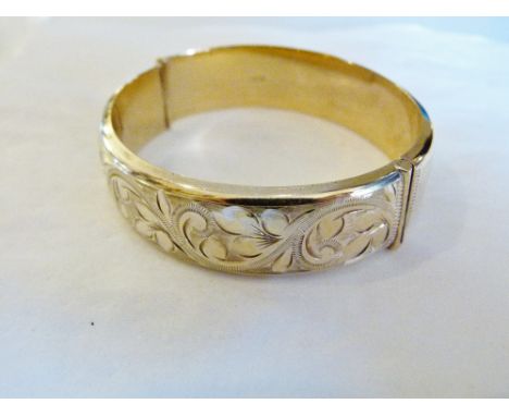 Hallmarked silver bangle. Birmingham 1951.