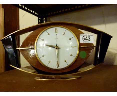 Original retro style Metamec mantle clock