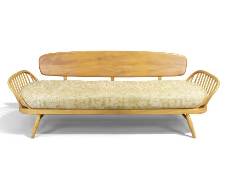 Lucian Ercolani (1888-1976) for Ercol Model '355' sofa , circa 1960/70  Elm, beech  Manufacturer's label to one side  77.5cm 