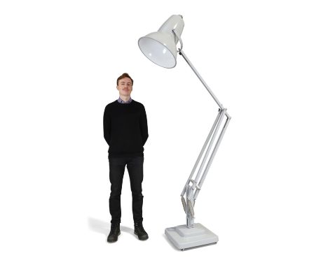 Anglepoise Model '1227' Giant floor lamp, circa 2015  Anodised aluminium, iron  Manufacturer's plaque to base  240cm high, (h
