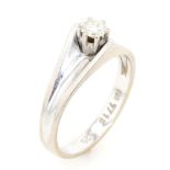 Ring in 585er Gold mit einem Brillanten