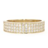 Ring in 585er Gold mit Brillanten