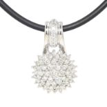 Anhänger in 585er Gold mit Brillanten, ges.ca. 0,70 ct