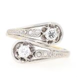 Ring in 585er Gold mit Brillanten