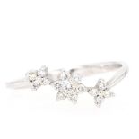 Ring in 750er Gold mit Brillanten