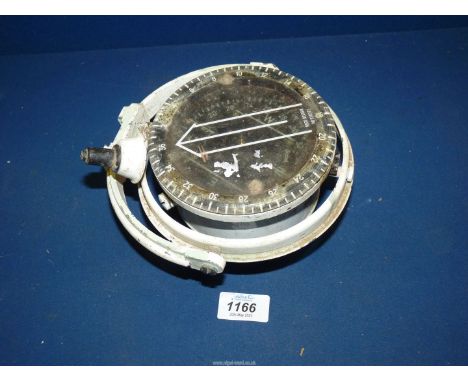A Sestrel ship's liquid Compass by Henry Brown &amp; Son, reg no. 930377, some wear, 8" diameter.
