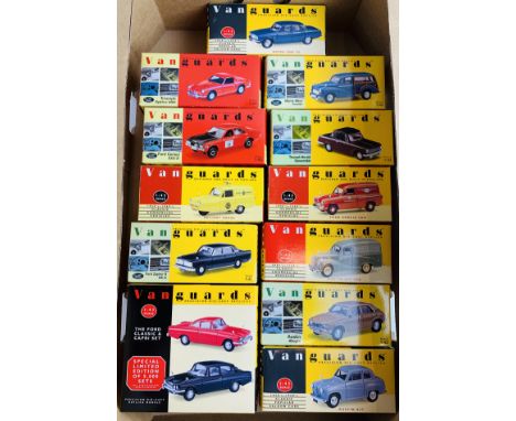 13x Vanguards 1:43 Diecast Models - Boxed. P&amp;P Group 3 (£25+VAT for the first lot and £5+VAT for subsequent lots) 