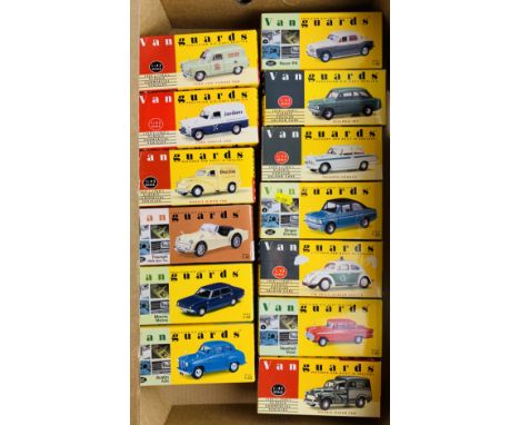 13x Vanguards 1:43 Diecast Models - Boxed. P&amp;P Group 3 (£25+VAT for the first lot and £5+VAT for subsequent lots) 