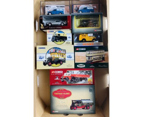 10x Corgi Diecast Models - Mostly Corgi - Boxed. P&amp;P Group 2 (£18+VAT for the first lot and £3+VAT for subsequent lots) 