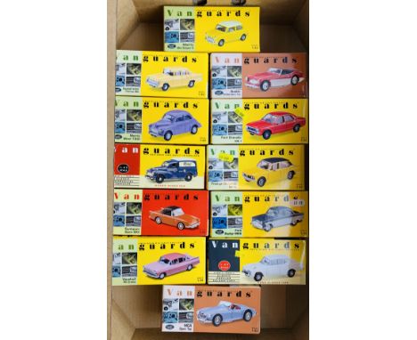 12x Vanguards 1:43 Diecast Models - Boxed. P&amp;P Group 3 (£25+VAT for the first lot and £5+VAT for subsequent lots) 
