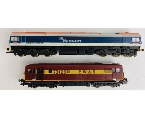 2x Unboxed Lima Locomotives - Including Hanson 59104. P&amp;P Group 2 (£18+VAT for the first lot and £3+VAT for subsequent lo