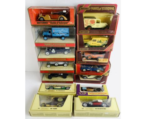 14x Matchbox Yesteryear Models - Boxed. P&amp;P Group 3 (£25+VAT for the first lot and £5+VAT for subsequent lots) 