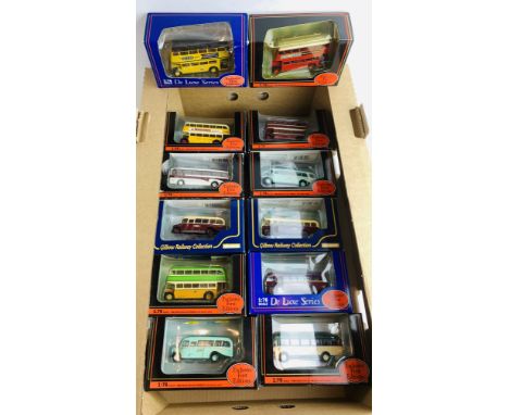 12x EFE Diecast Buses All Boxed. P&amp;P Group 3 (£25+VAT for the first lot and £5+VAT for subsequent lots) 