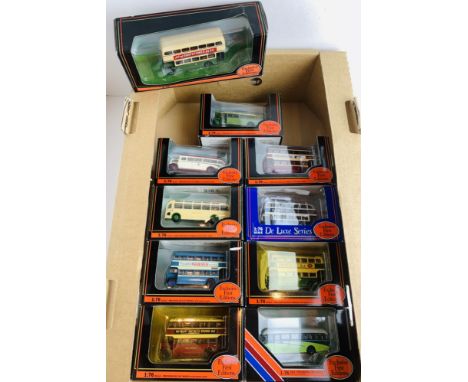 10x EFE Diecast Buses All Boxed. P&amp;P Group 3 (£25+VAT for the first lot and £5+VAT for subsequent lots) 