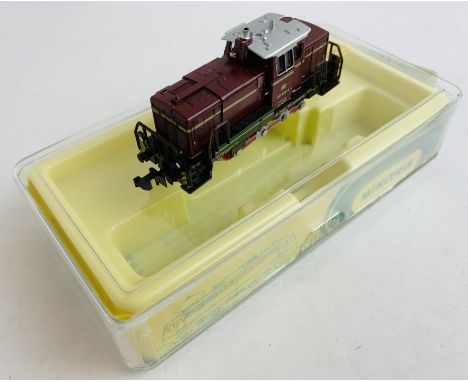 Minitrix N DB 0-6-0 Shunter - Boxed. P&amp;P Group 1 (£14+VAT for the first lot and £1+VAT for subsequent lots) 