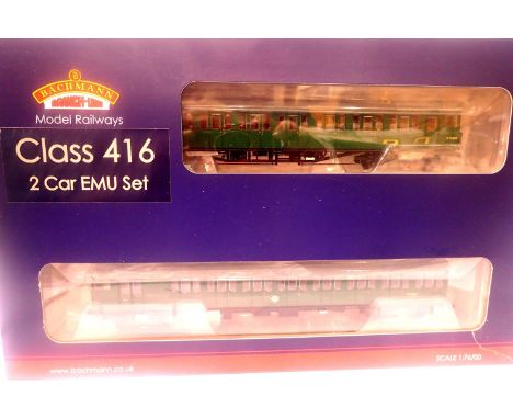 Bachmann 31-376 Southern 2 EPB class 416 two car set, DCC fitted. P&amp;P Group 3 (£25+VAT for the first lot and £5+VAT for s