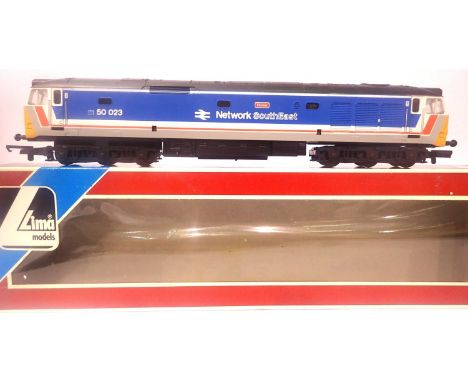 Lima class 50, 50023 Howe, Network South East Blue Livery. P&amp;P Group 1 (£14+VAT for the first lot and £1+VAT for subseque
