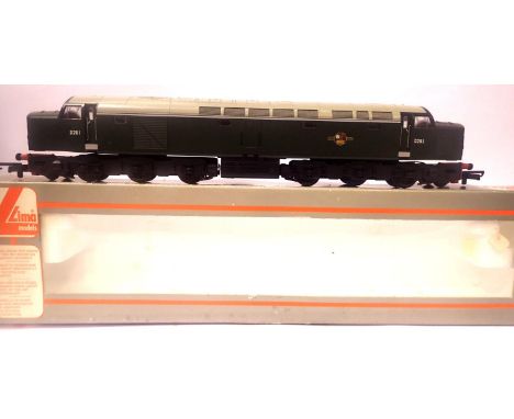 Lima class 40 D261, BR Green Late Crest. P&amp;P Group 1 (£14+VAT for the first lot and £1+VAT for subsequent lots) 
