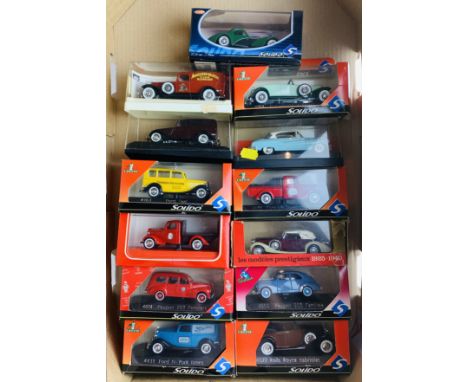 13x Solido Die Cast Models - Boxed. P&amp;P Group 3 (£25+VAT for the first lot and £5+VAT for subsequent lots) 
