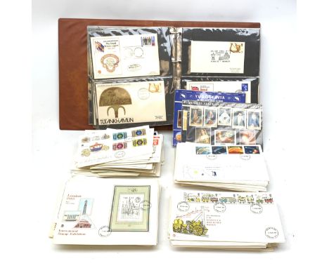 Great British first day covers including some with special postmarks, loose and in a 'Post Office First Day Covers' album - C
