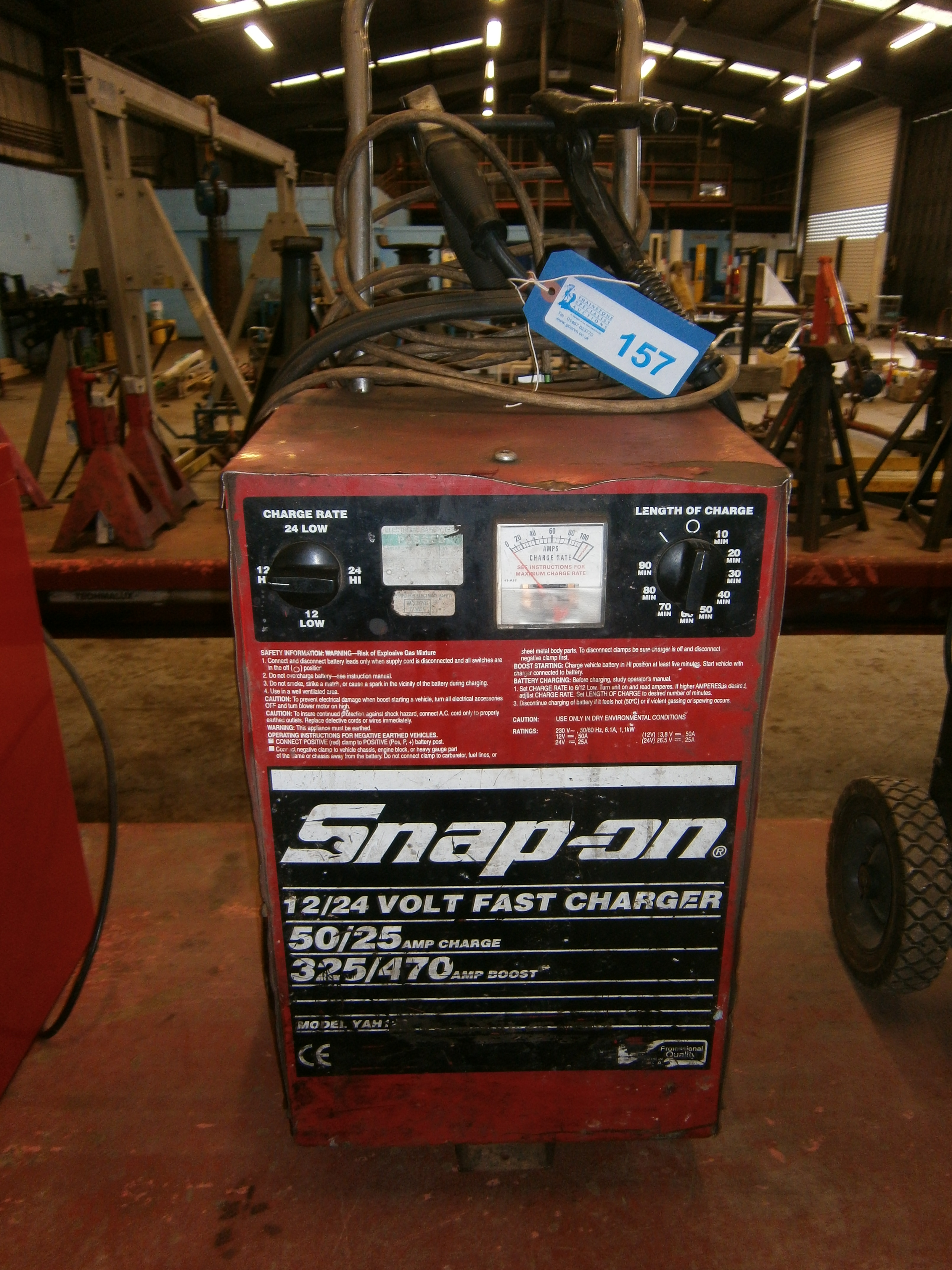Sale Item SnapOn 12/24 Volt Fast Charger Vat Status Plus VAT 20