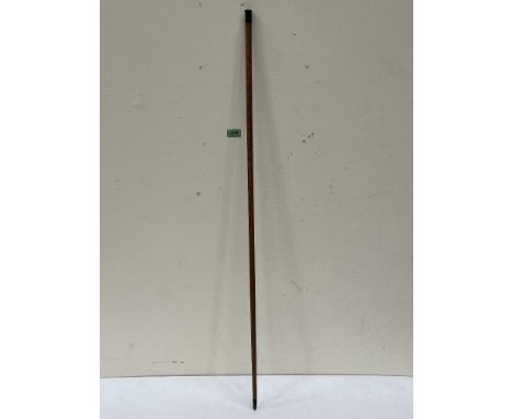 A walking cane or dipper with measuring scale to the shaft. 42' long