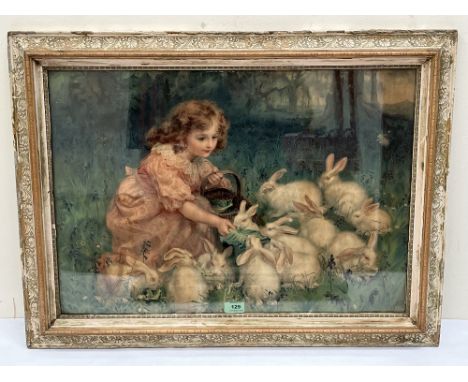 A framed Pears chromolithograph and another framed print