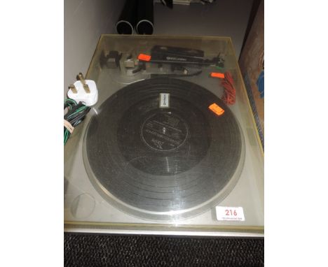 A vintage Hitachi HT - 40S record player