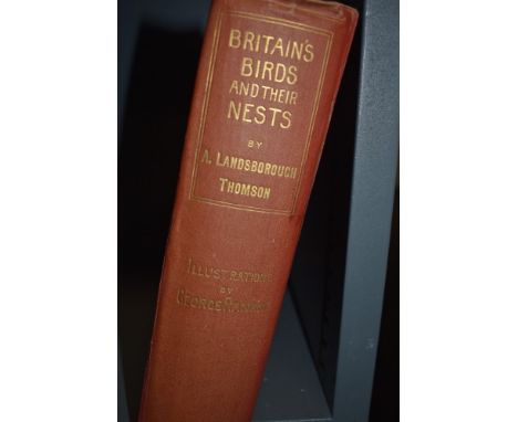 A vintage volume reference book for Britains birds and nests