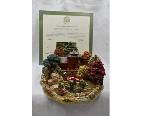 A limited edition boxed and certificated Lilliput lane model study by Reflections of Jade
